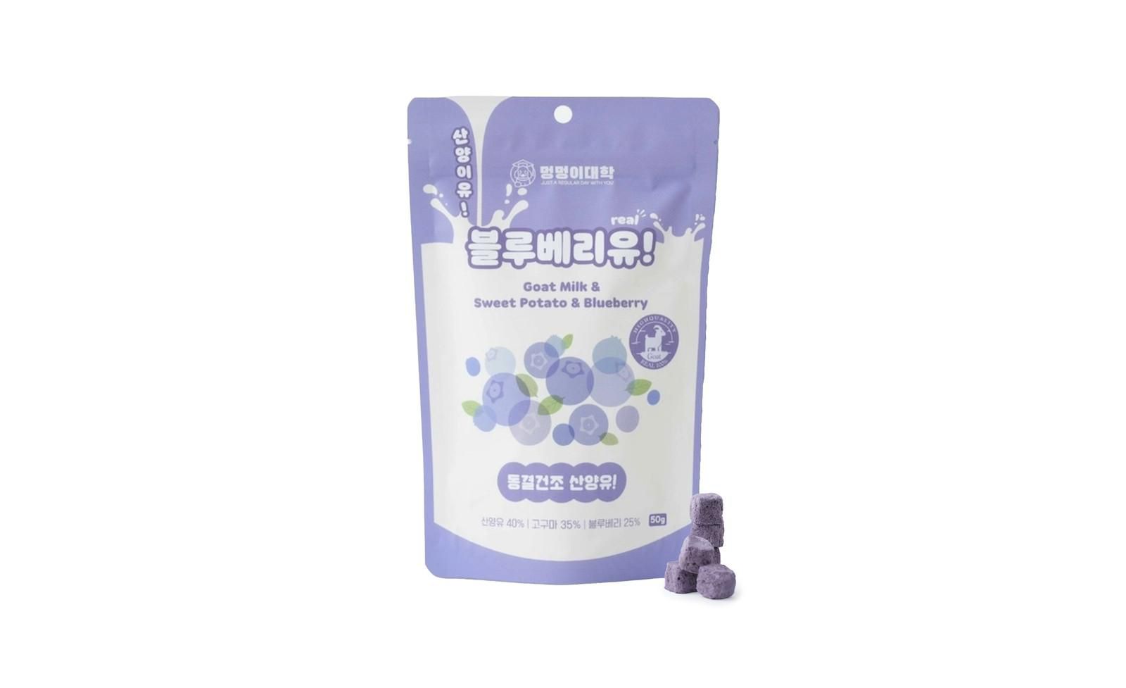 Лакомство для собак и кошек Doggy University It's Goat! Strawberry! Freeze-Dried Goat Milk, Sweet Potato, Strawberry 1.76 oz