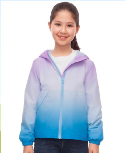 Rokka&Rolla Girls Lightweight Fleece-Lined Windbreaker