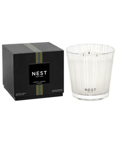 NEST New York Amalfi Lemon and Mint Свеча с 3 фитилями 21.1 oz.