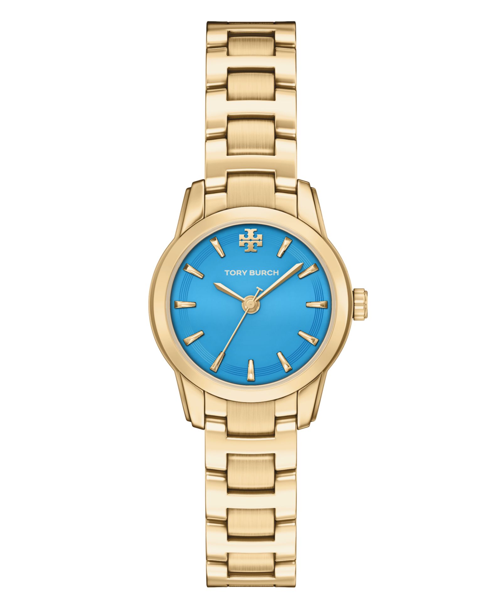 Tory Burch наручные часы The Miller Round Small Quartz Gold Stainless Steel Women's