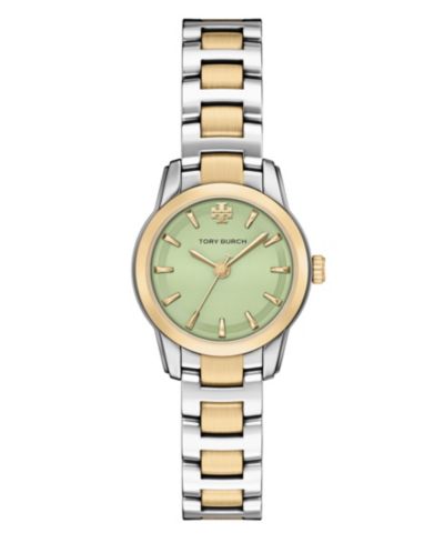 Женские часы Tory Burch The Miller Round Small Quartz Three-Hand Two-Tone Stainless Steel, 28mm
