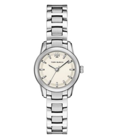 Женские часы Tory Burch The Miller Round Small Quartz Silver Stainless Steel, 28mm