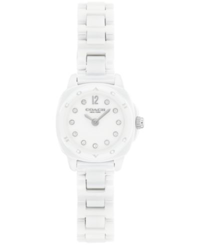 Женские часы COACH Kitt White Ceramic 21mm