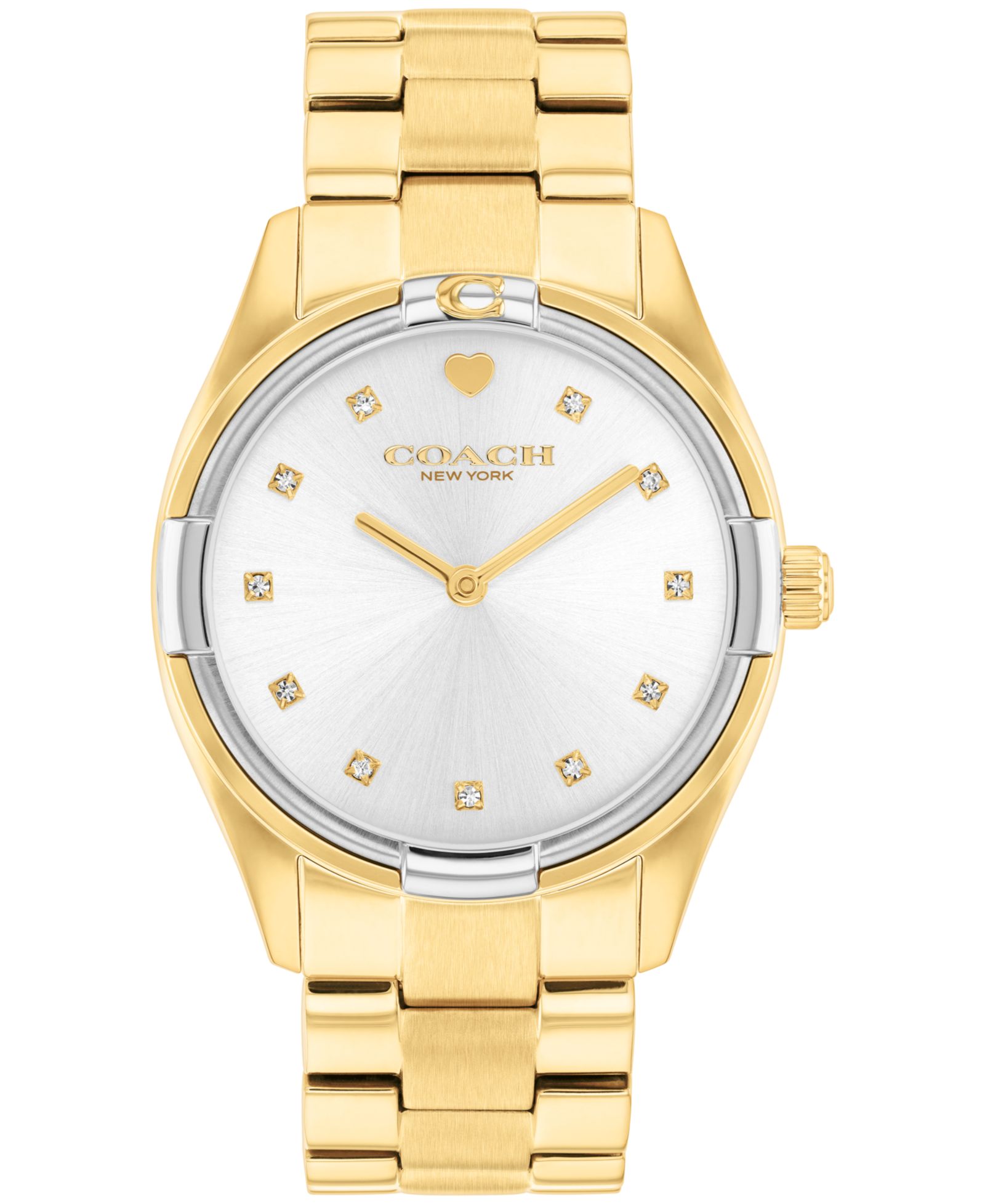 Женские часы COACH Brooks Gold-Tone