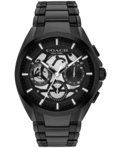 Мужские наручные часы COACH Jackson Black IP Stainless Steel, 41.5mm