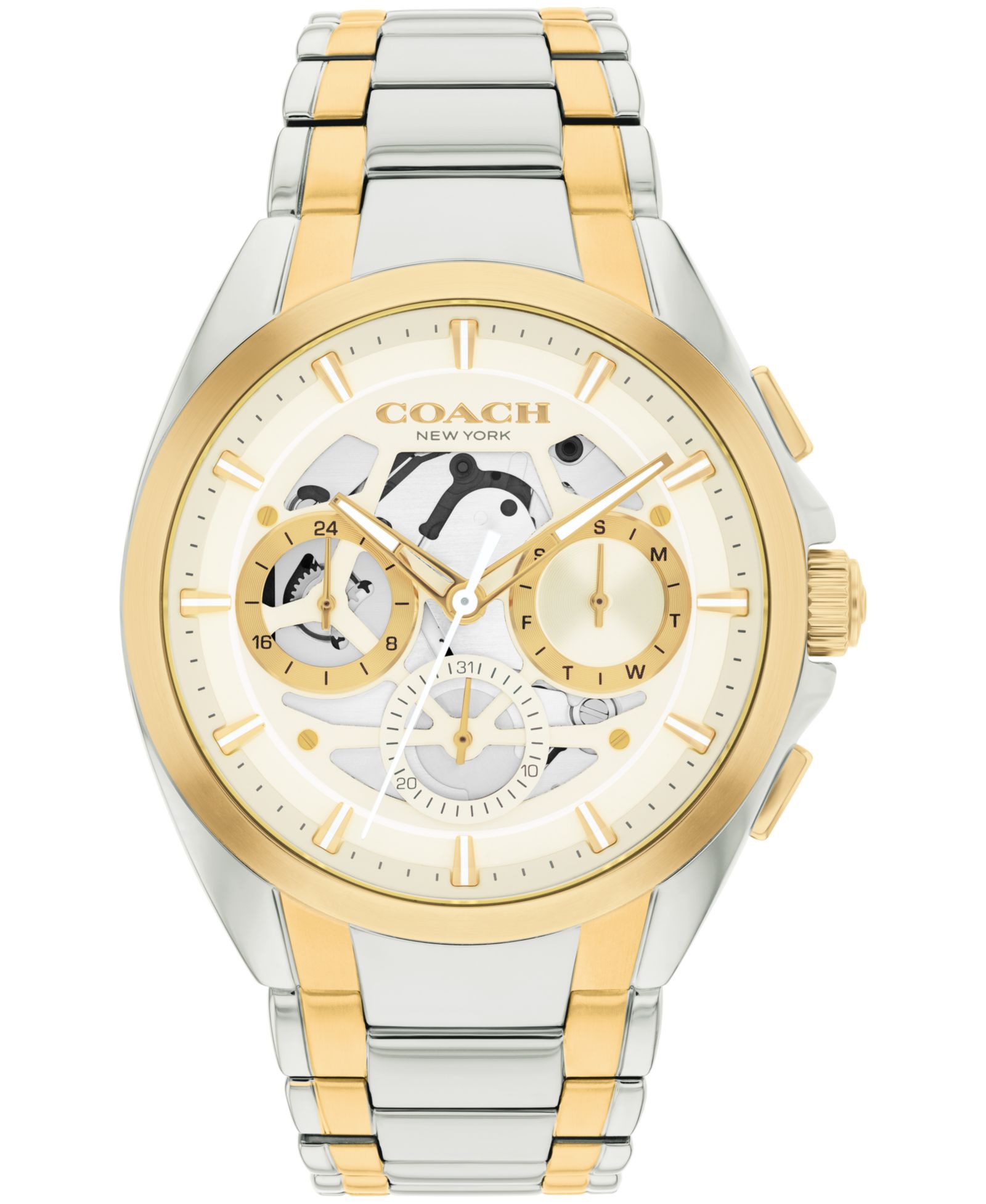 Мужские часы COACH Jackson Two-Tone Stainless Steel Bracelet 41.5mm