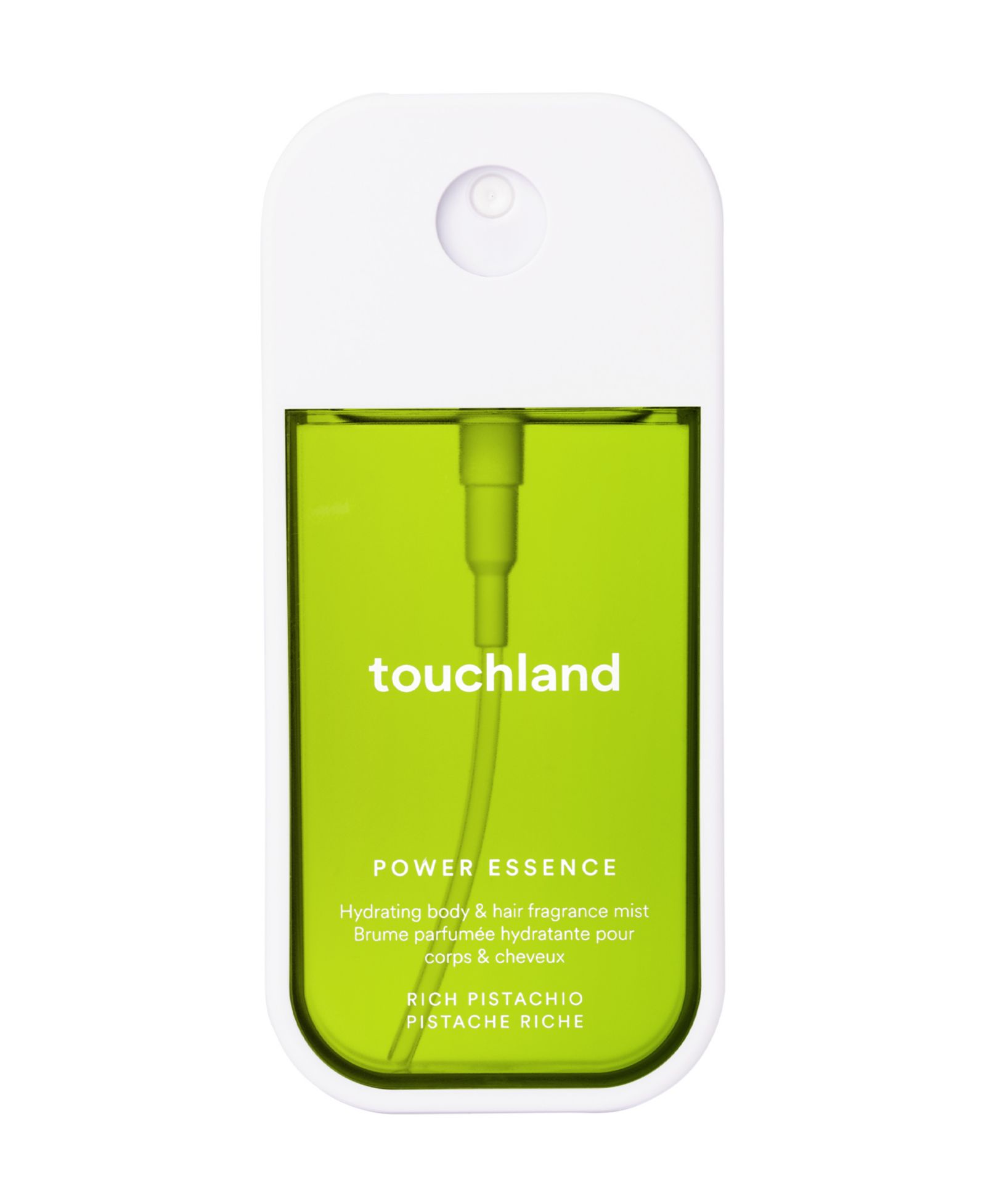 Парфюмированный мист для тела и волос Touchland Power Rich Pistachio Essence, 2 oz.