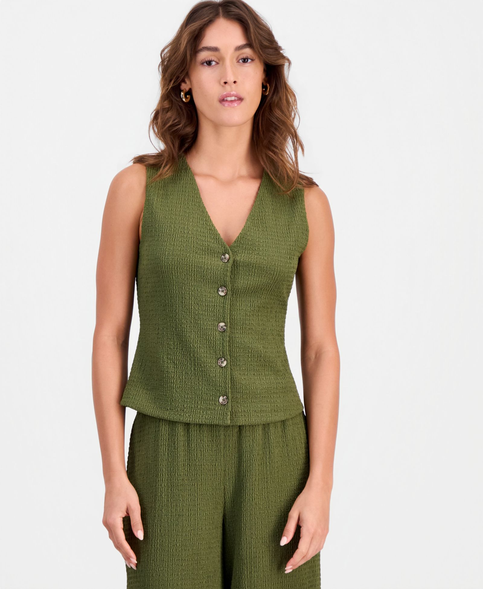 Bar III Women's Textured Knit Vest, Macy's Exclusive