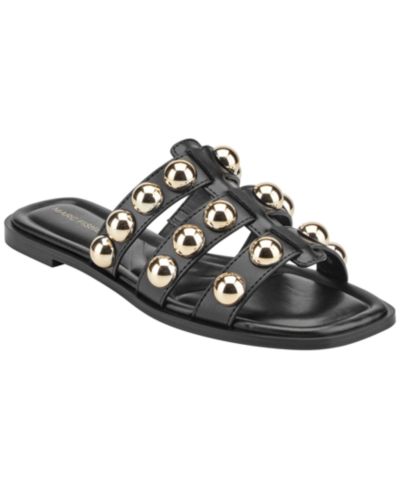 Женские сандалии Marc Fisher Zalary Ornamented Strappy Slip-On
