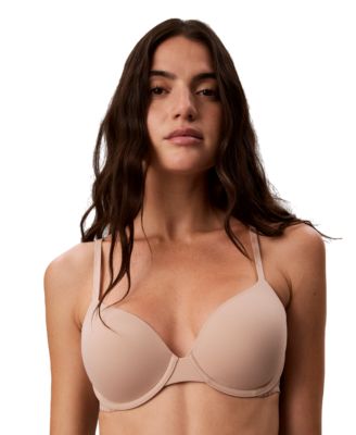 Calvin Klein бюстгальтер Perfectly Fit с кружевной отделкой, полной чашкой и косточками, модель QF8966