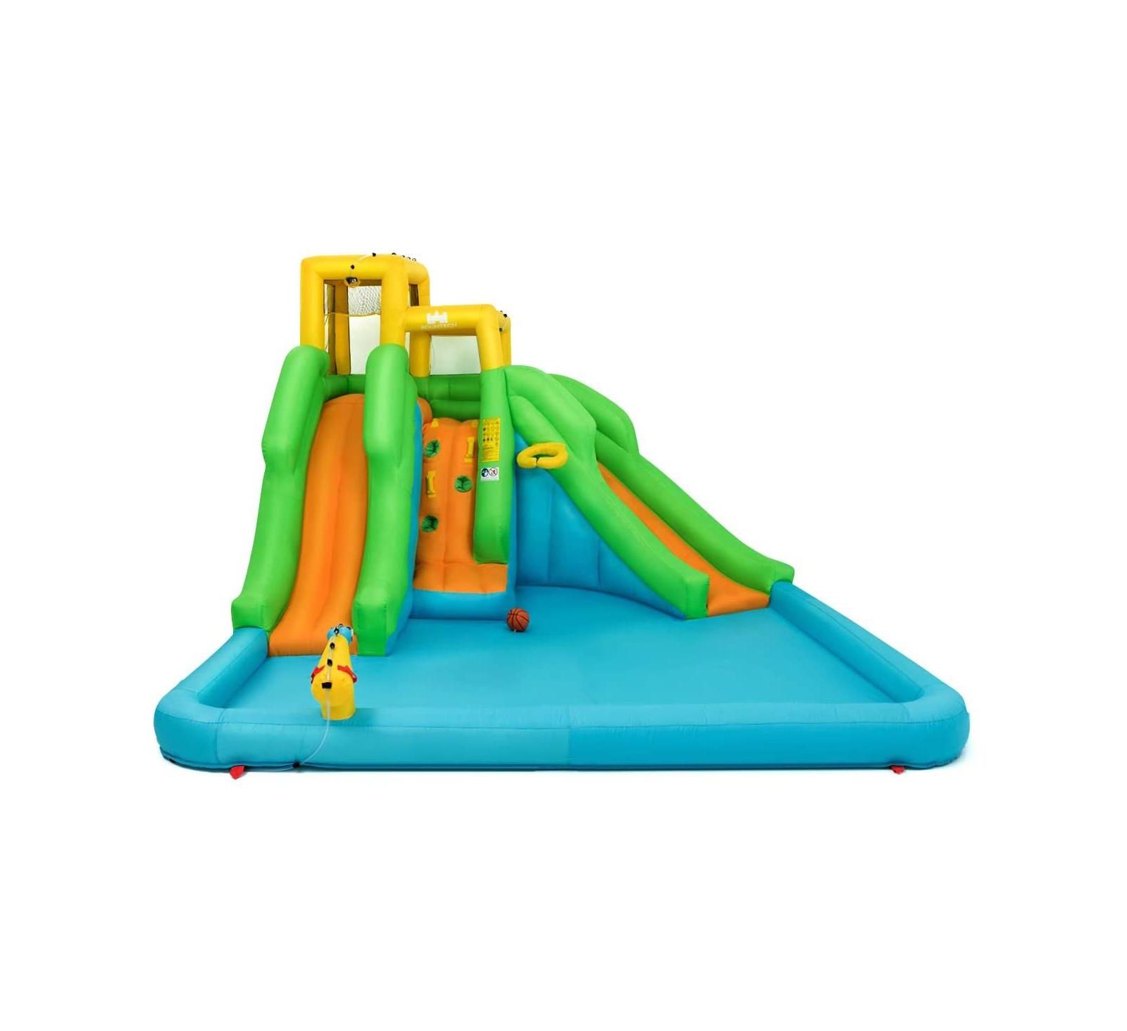 Mecale Надувной водный парк с Climbing Wall, без воздуходувки