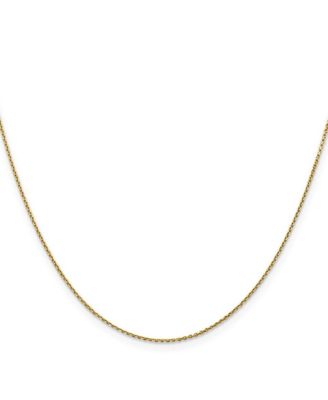 Колье-цепочка Curata Jewelry из желтого золота 18k, 0.9mm, 16-20 дюймов