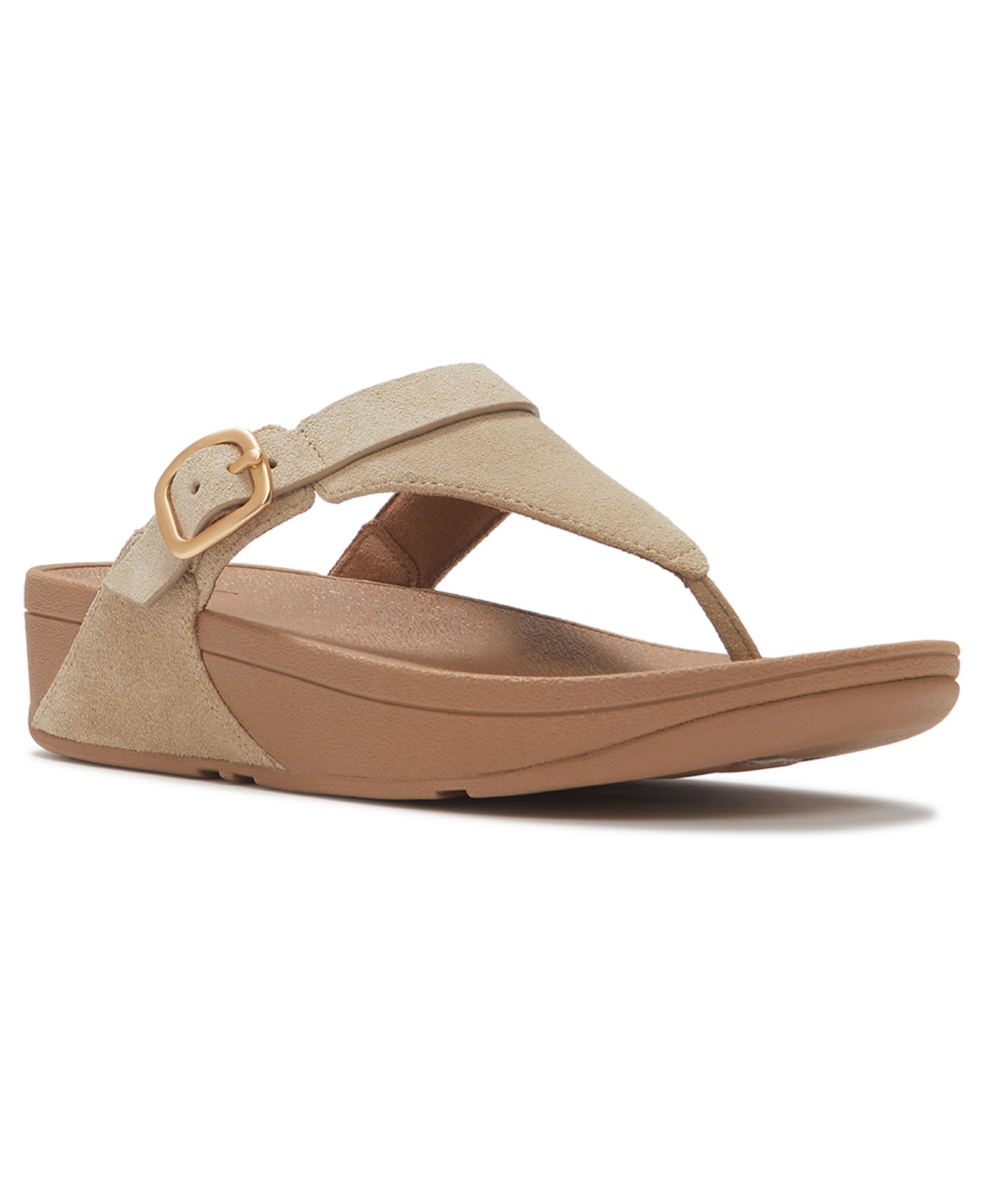 Женские сандалии FitFlop Lulu Buckle Wedge Heel