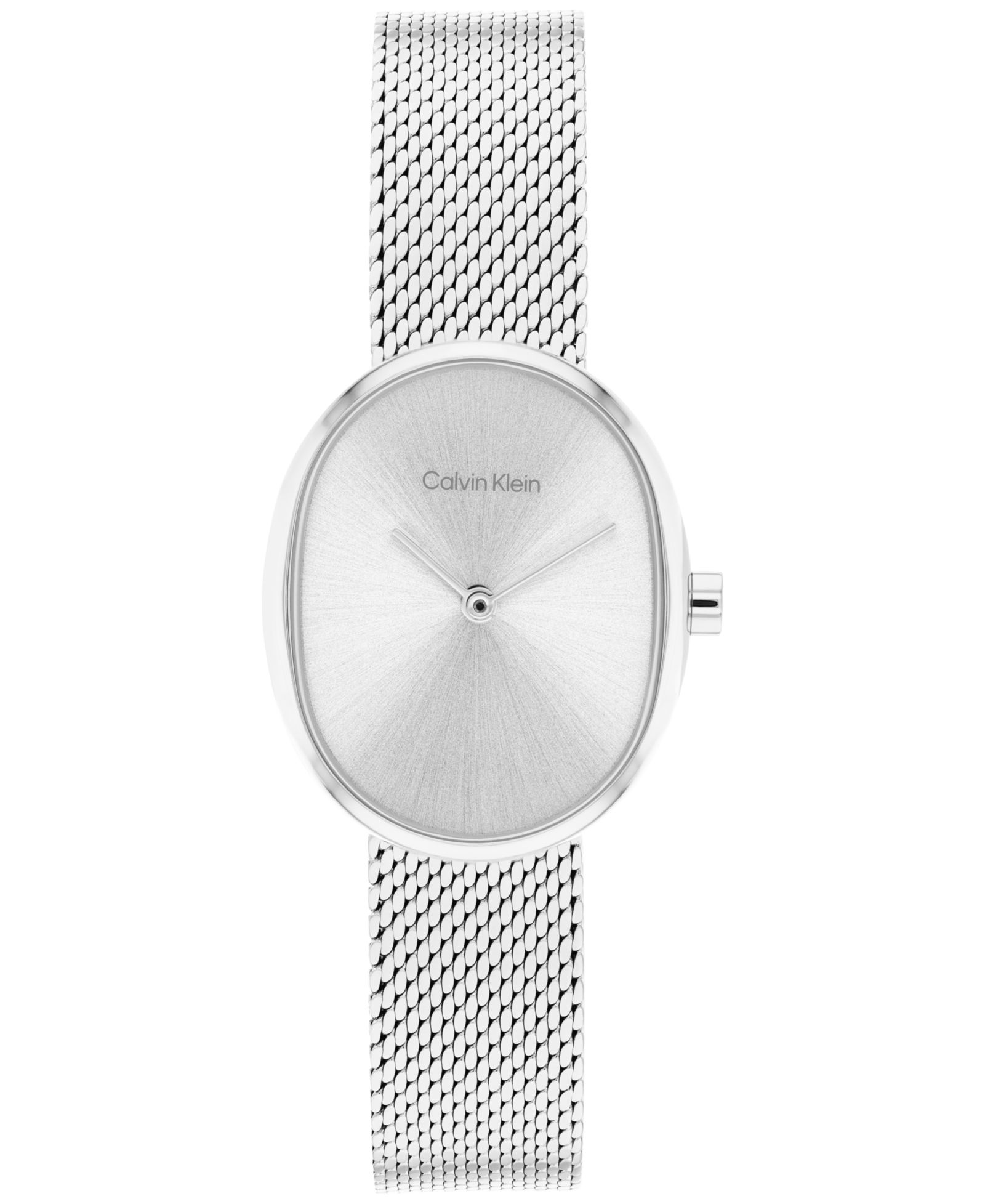 Женские часы Calvin Klein Euphoria Silver Tone Stainless Steel Mesh, 23.2mm