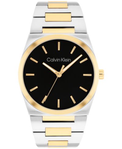 Calvin Klein Men's CK Empower Two Tone Stainless Steel Bracelet Watch, 40mm
