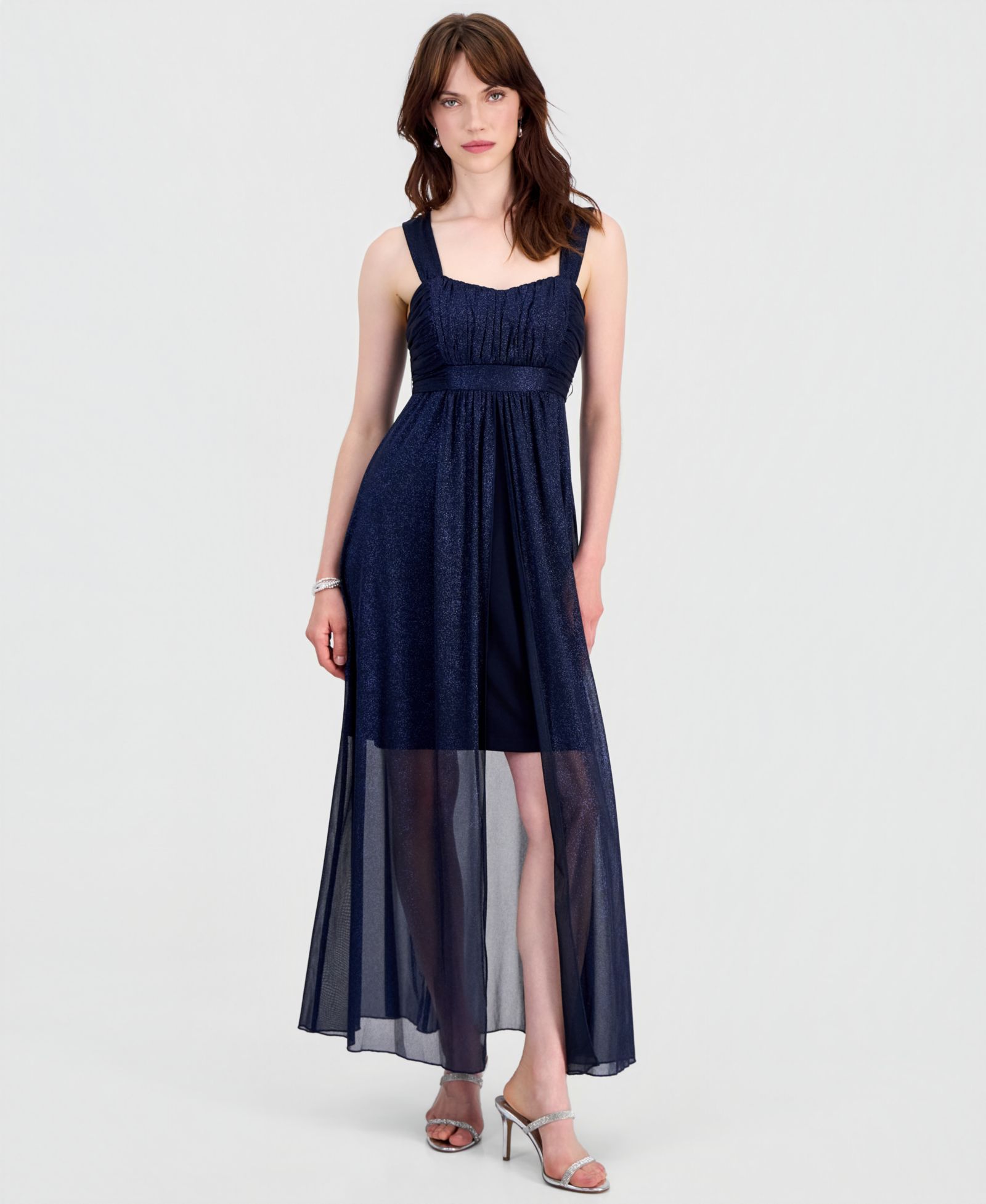Женское коктейльное платье Connected Sweetheart-Neck High-Low