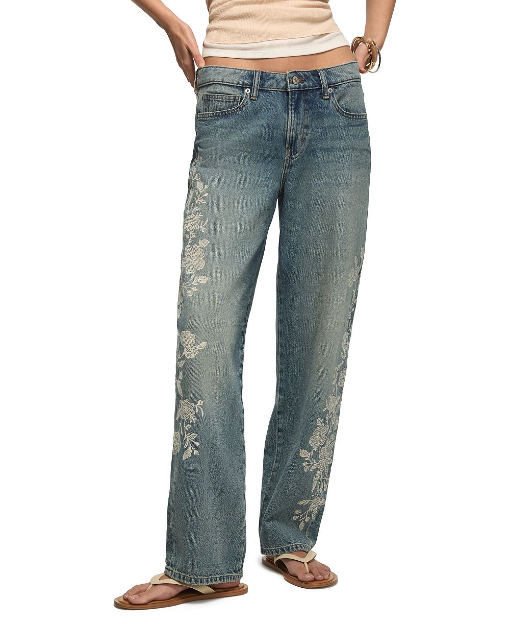 Женские джинсы Lucky Brand Legend свободного кроя, низкая посадка