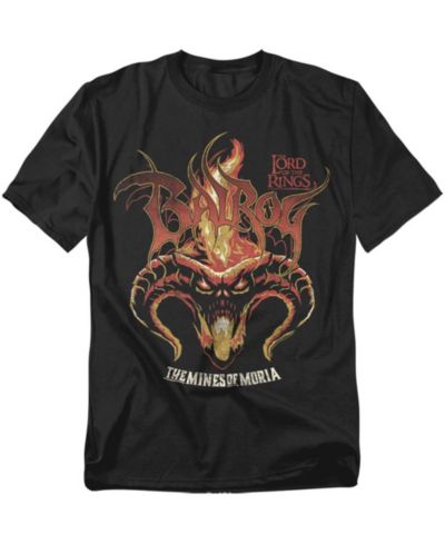 Lord Of The Rings Men's Moria Balrog Flames T-Shirt