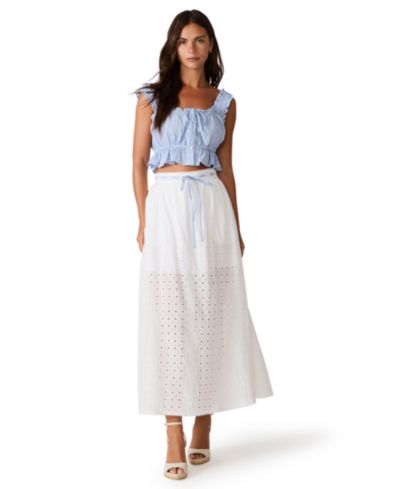 Steve Madden Women's Brooklyn Square Neck Sleeveless Top
