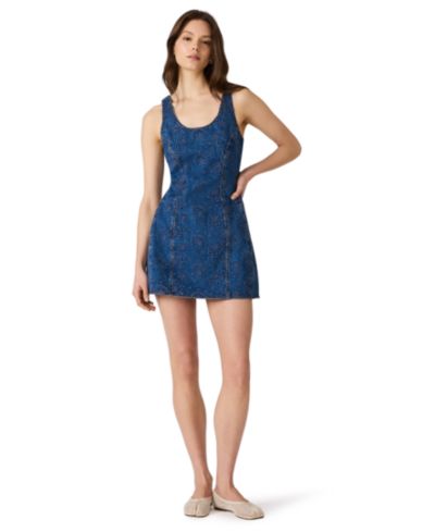 Steve Madden Women's Scoop Neck Mini Dress