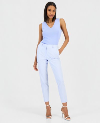 Tahari ASL Petite Mid-Rise Ankle Length Pants