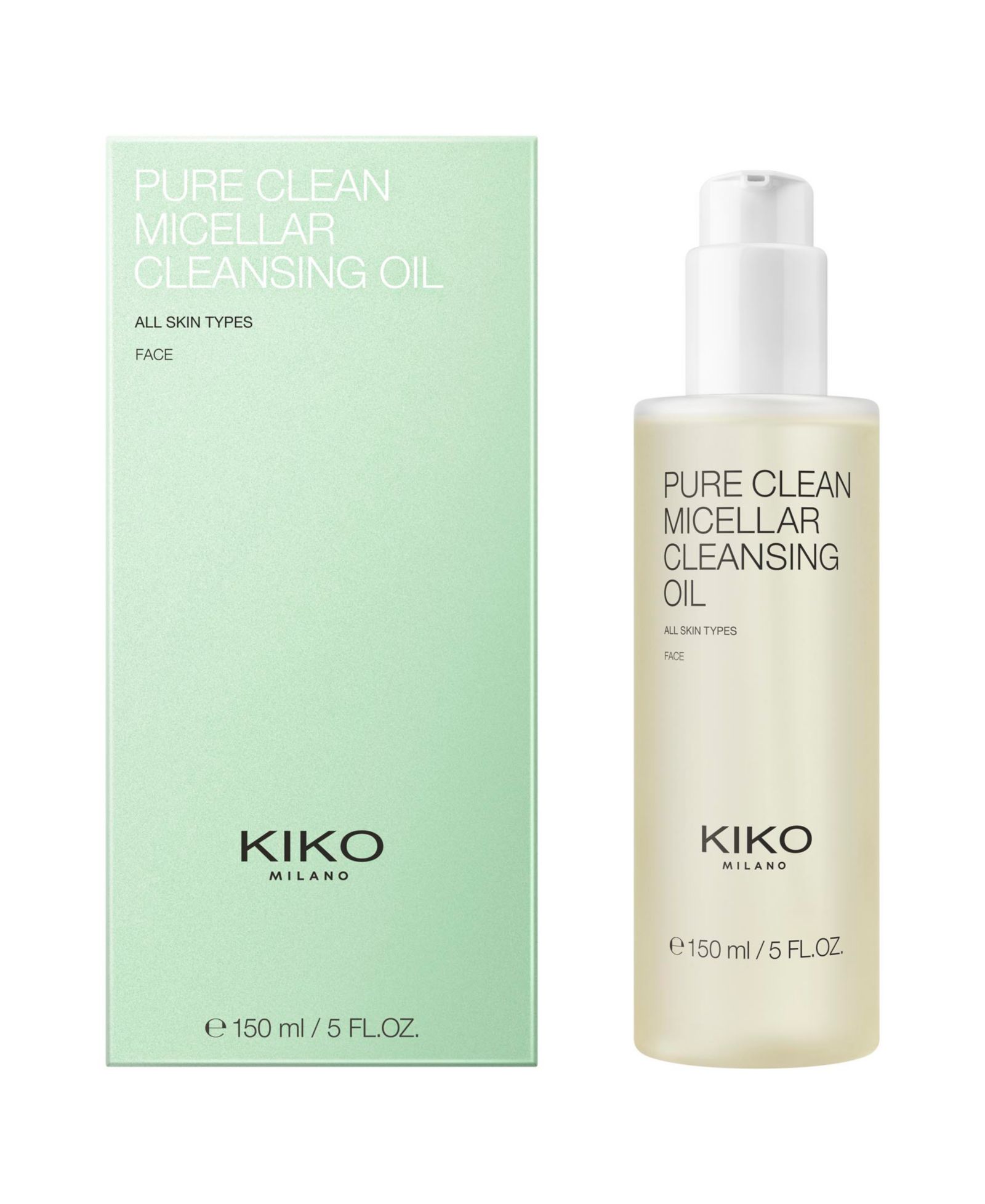 KIKO Milano Pure Clean Micellar Cleansing Oil, 5.07 oz.