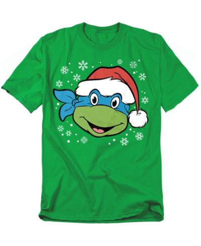 Мужская футболка Teenage Mutant Ninja Turtles Leonardo Christmas Hat