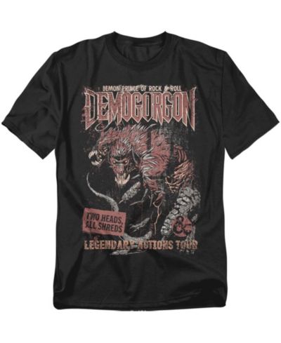 D&D Men's Dungeons And Dragons Demogorgon Tour T-Shirt