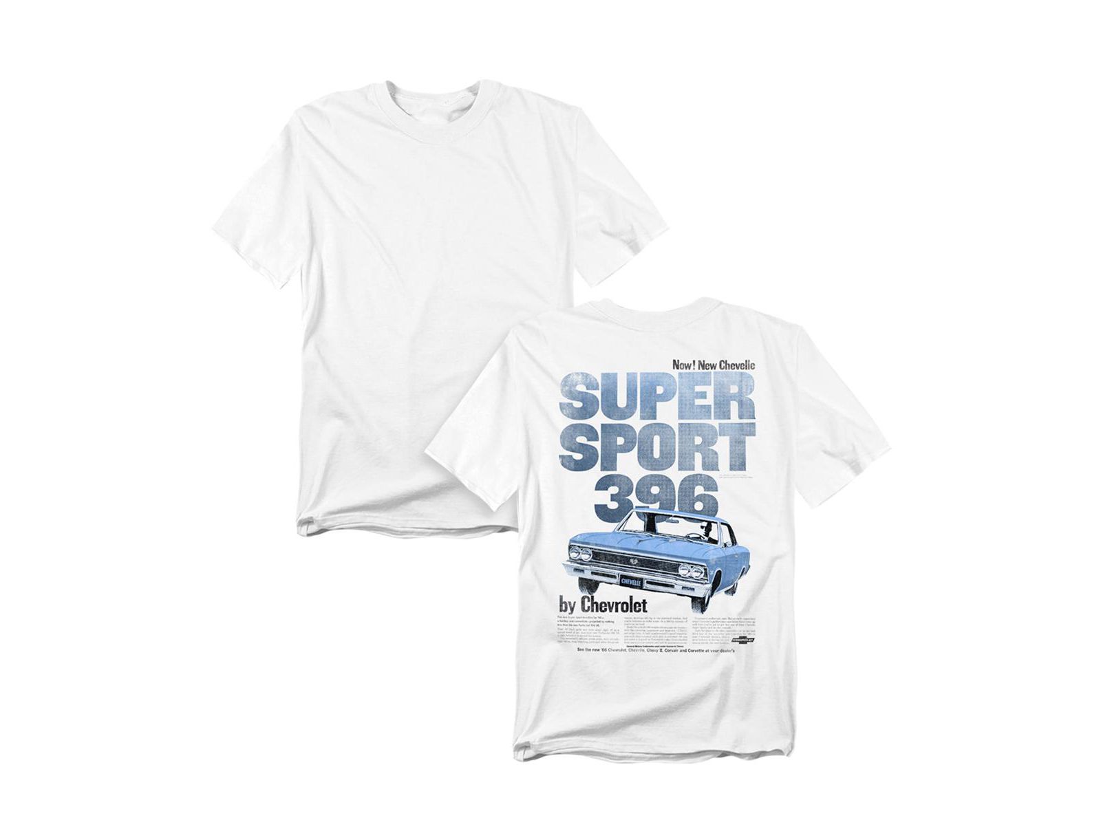 Corvette Men's Chevrolet Chevelle 396 Back T-Shirt