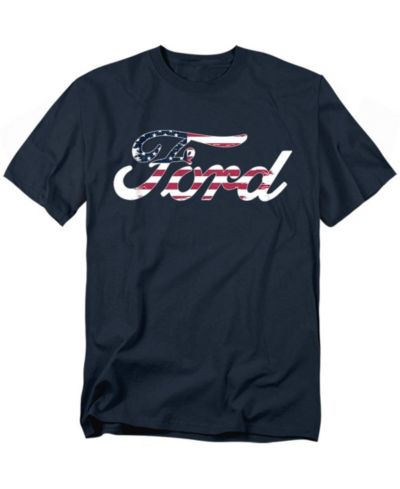 Mustang Мужская футболка с логотипом Ford Flag