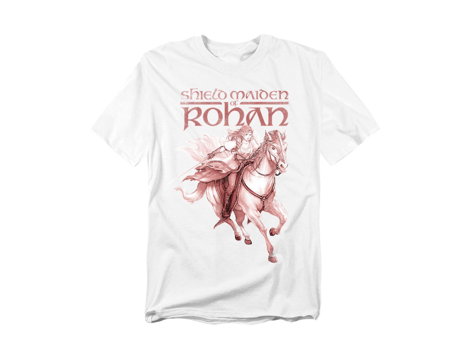 Мужская футболка Lord Of The Rings War Of The Rohirrim Maiden Horse Run