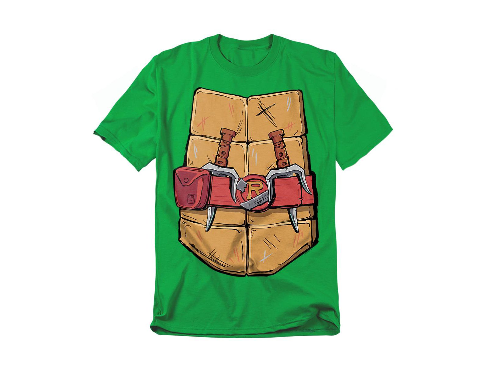 Teenage Mutant Ninja Turtles Men's Mutant Mayhem Raphael Shell T-Shirt
