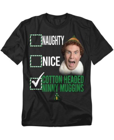 Мужская футболка Elf Not Naughty Not Nice
