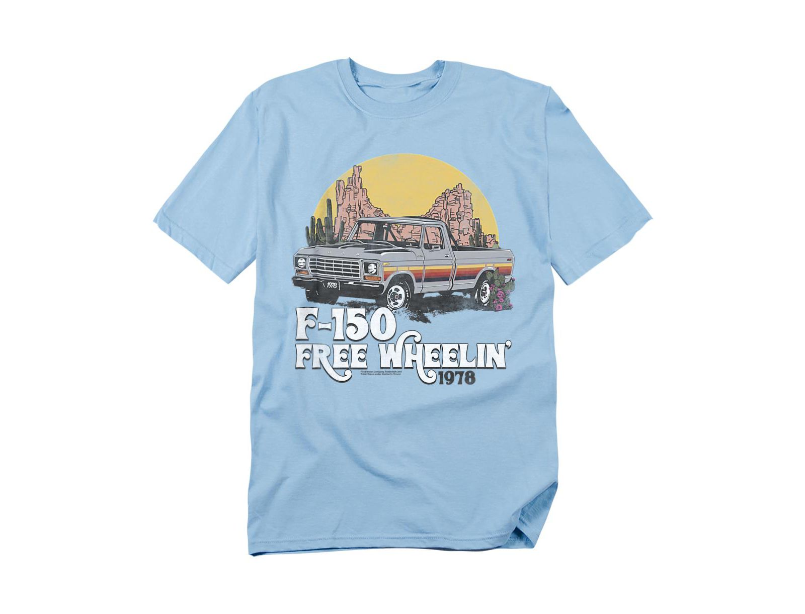 Mustang Men's Ford Trucks F150 Desert Ride T-Shirt