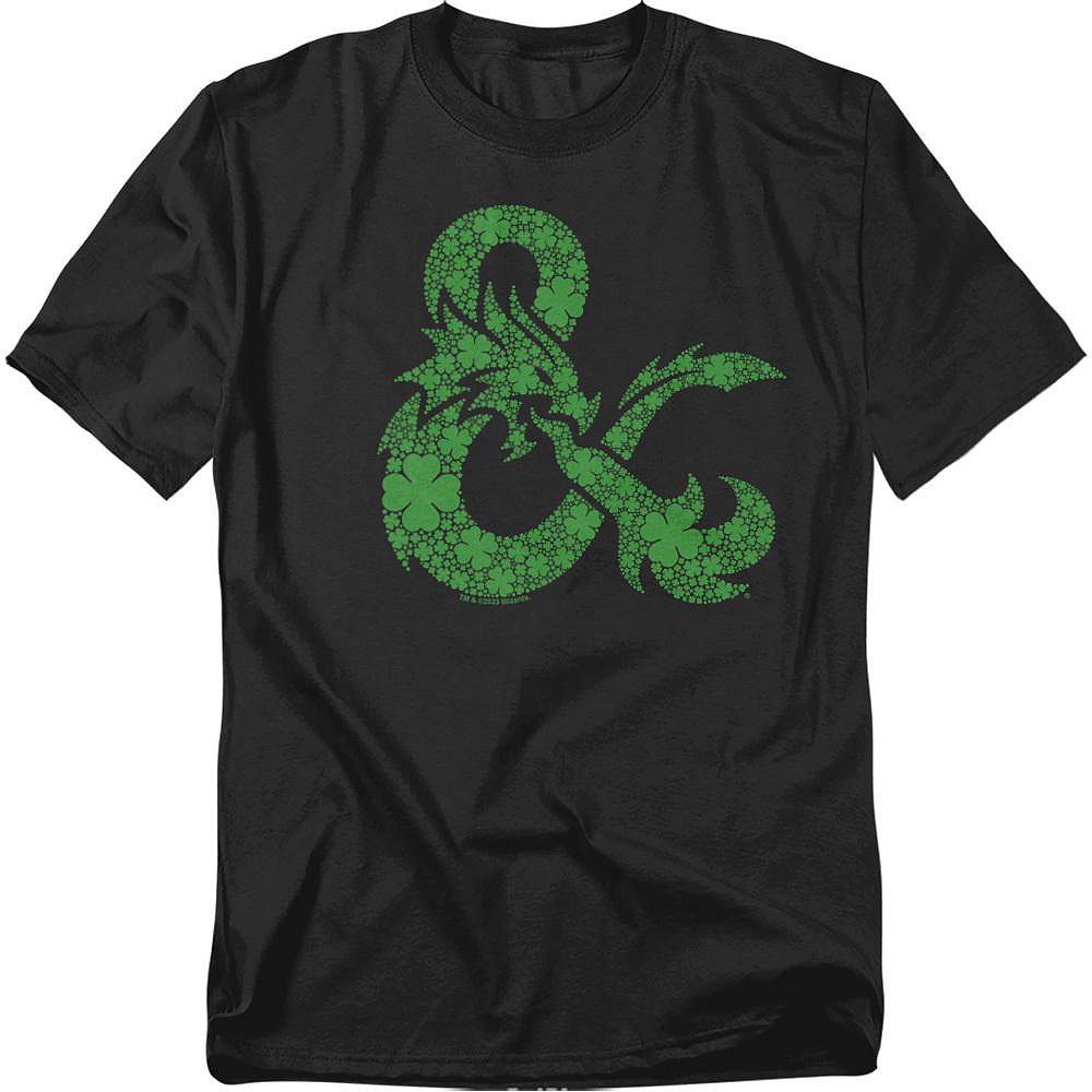 Мужская футболка D&D Dungeons And Dragons St. Patrick's Day Shamrock Logo