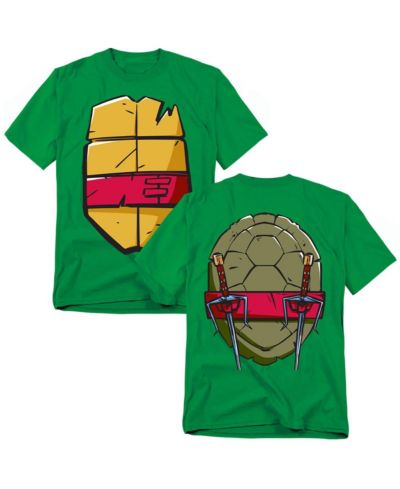 Teenage Mutant Ninja Turtles Men's 2012 Raphael Shell Front Back T-Shirt