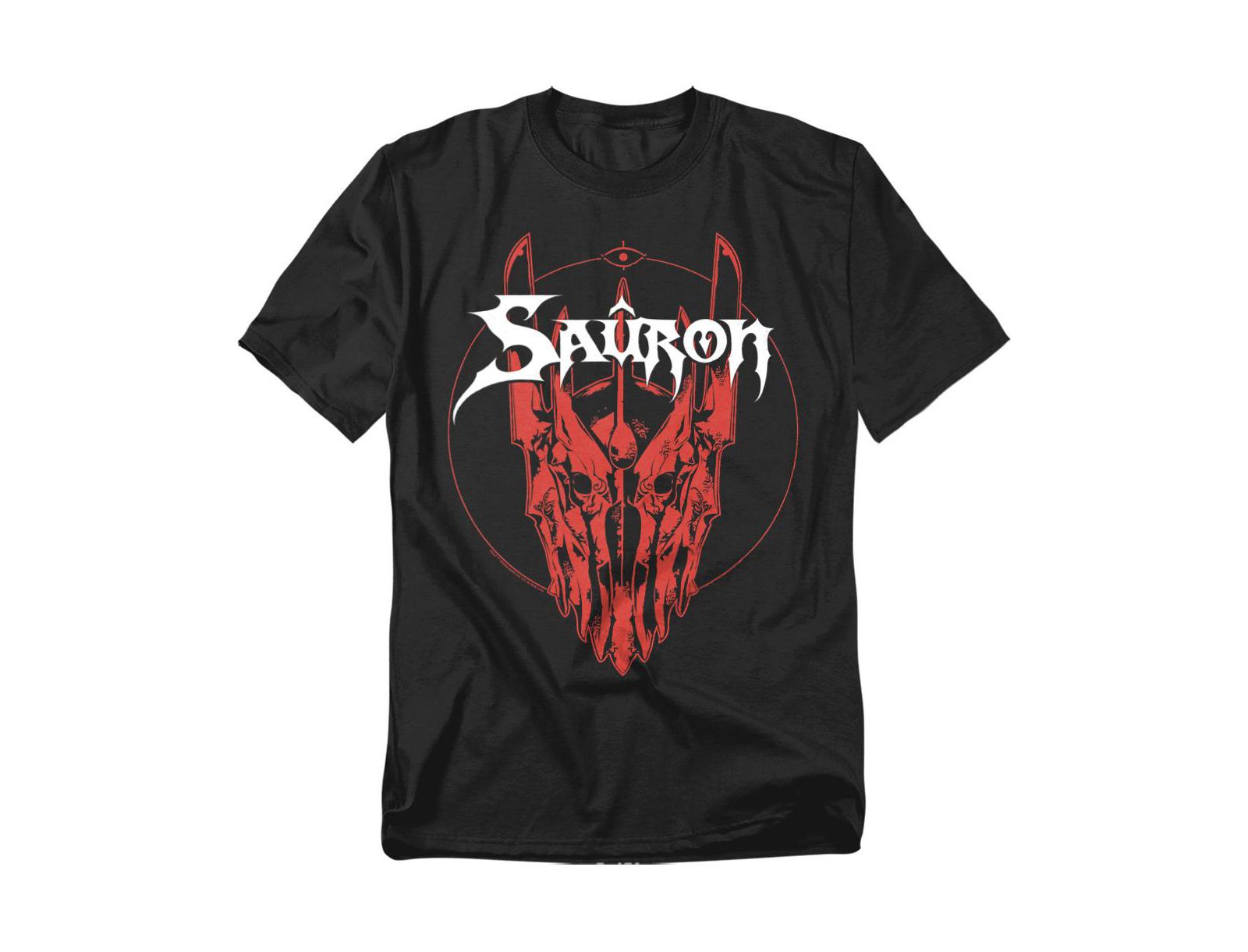 Lord Of The Rings Мужская футболка с принтом The Sauron Helmet Band