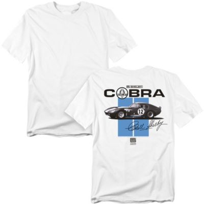 Mustang Мужская футболка Shelby Cobra Racing Stripes Back