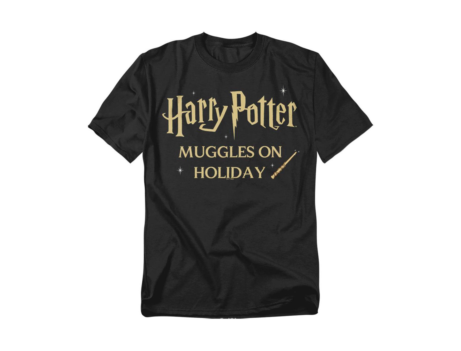 Harry Potter Men's Muggles On Holiday Wand T-Shirt
