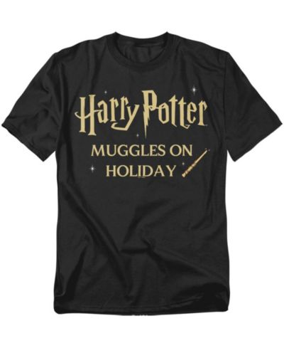 Harry Potter Men's Muggles On Holiday Wand T-Shirt