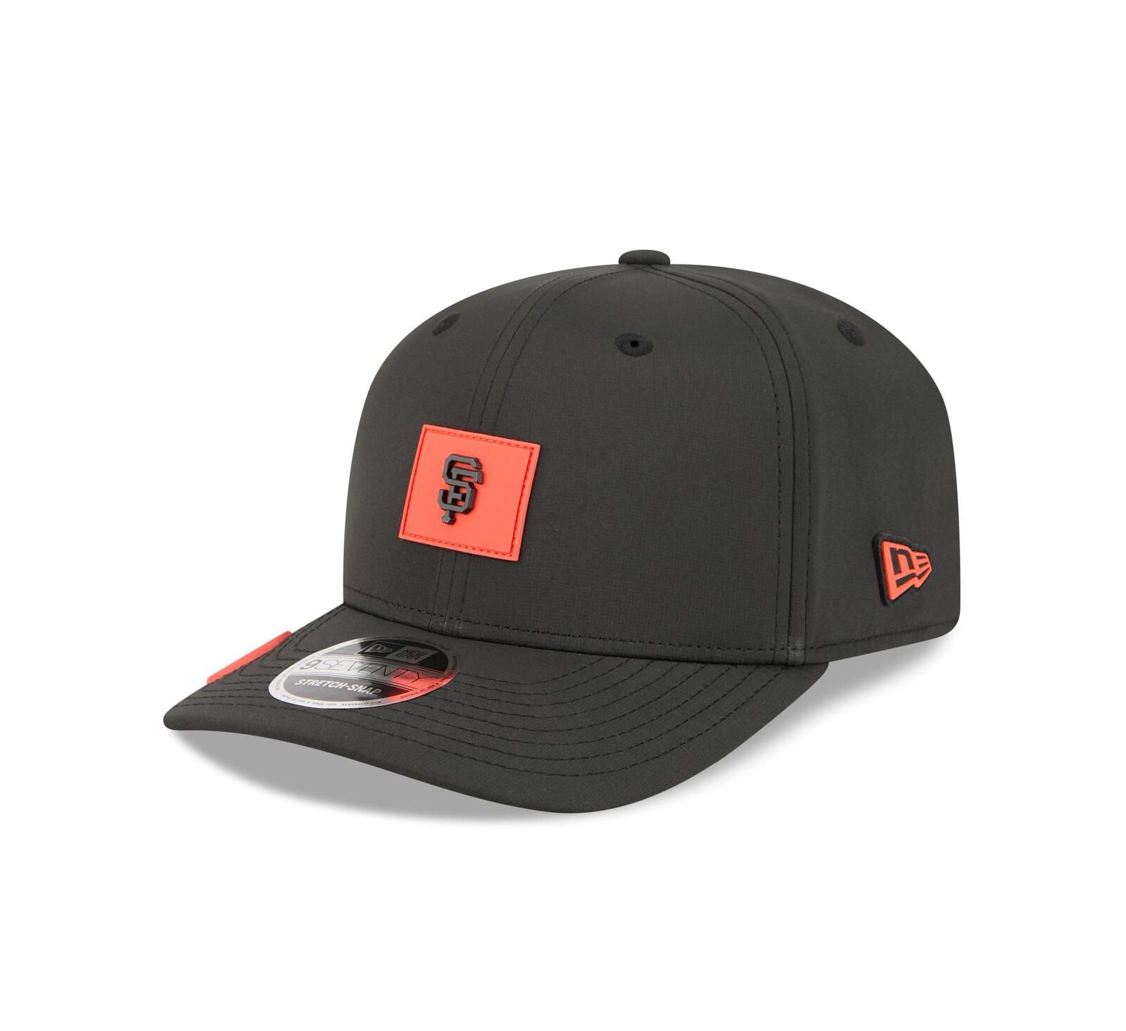 Мужская черная кепка New Era San Francisco Giants 2026 Clubhouse 9SEVENTY Adjustable