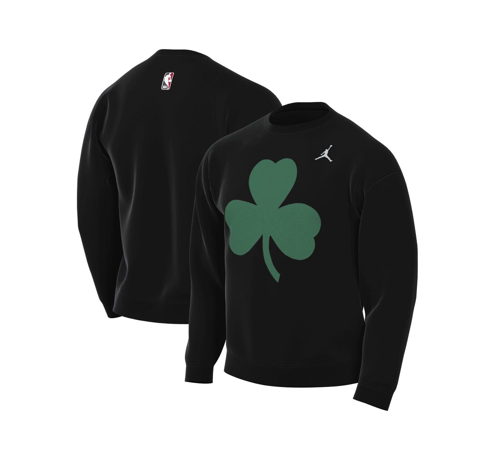 Jordan Men's Black Boston Celtics Statement Edition Sweatshirt