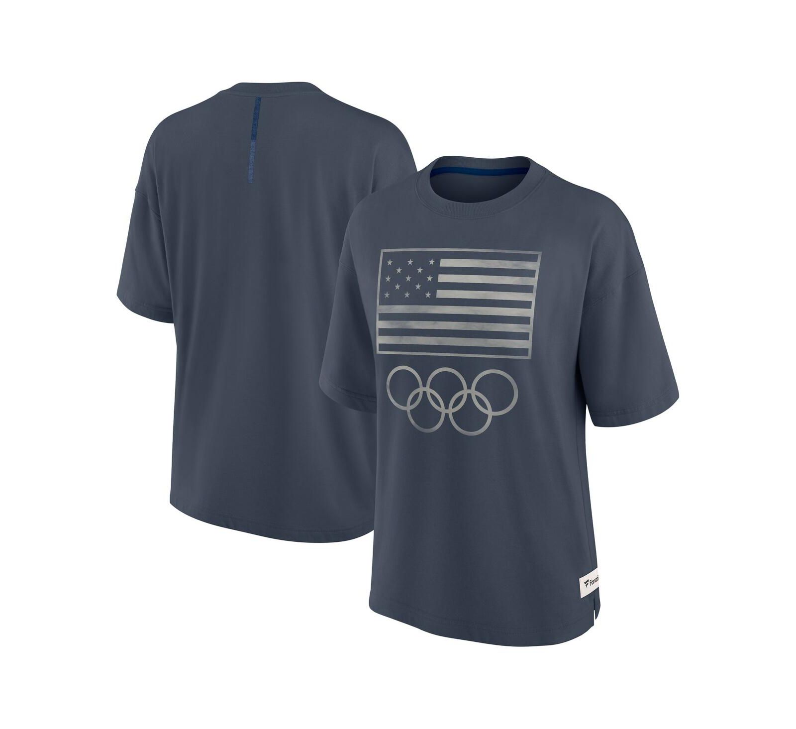Fanatics Женский Fanatics Navy Team USA Raw Edge Elements T-Shirt