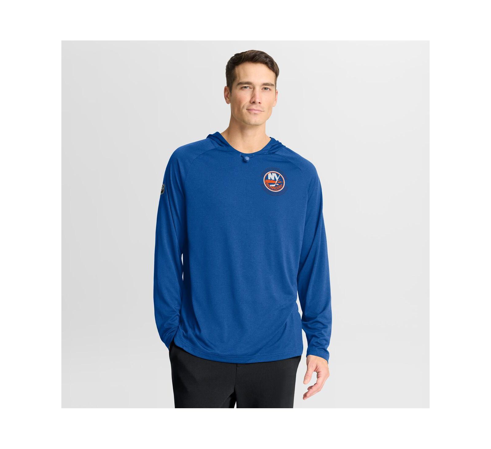Fanatics худи Raglan Мужской Royal New York Islanders Authentic Pro
