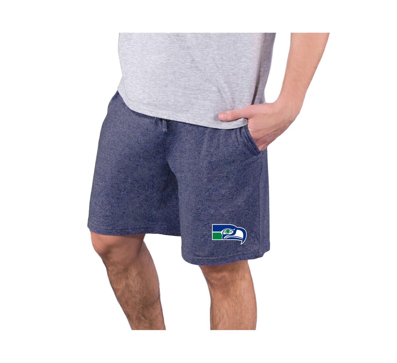 Concepts Sport Men's College Navy Seattle Seahawks Quest Knit Jam Shorts