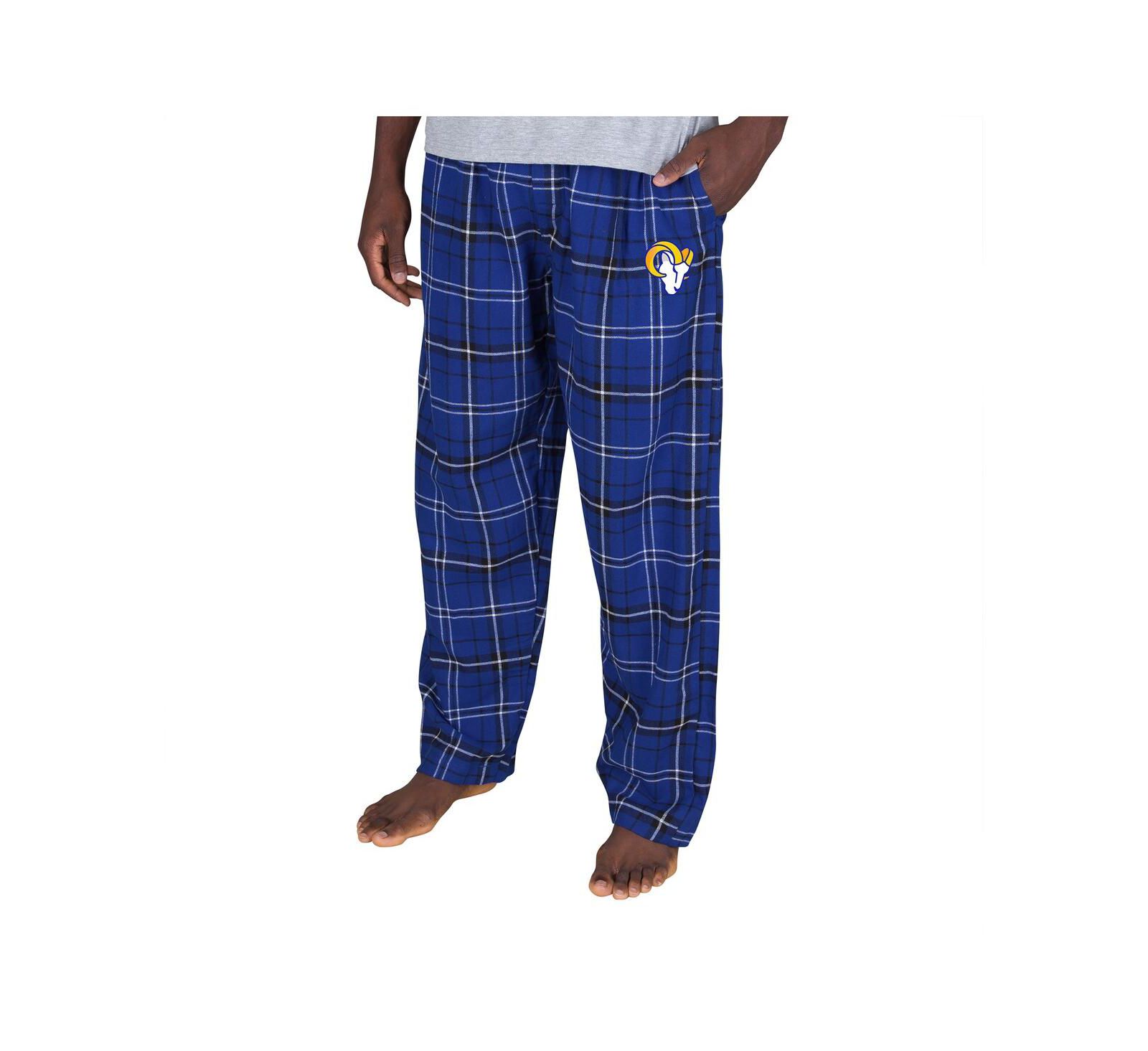 Concepts Sport Men's Royal Los Angeles Rams Ultimate Plaid Flannel Pants