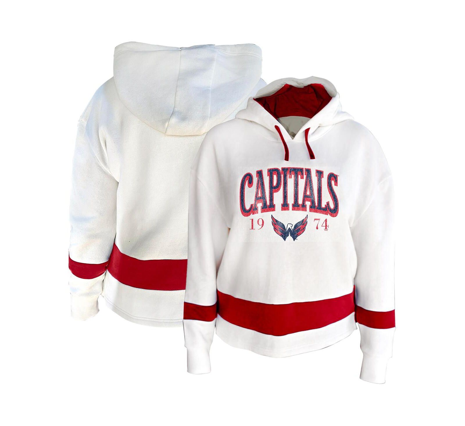 Profile женское белое худи Washington Capitals Plus Size