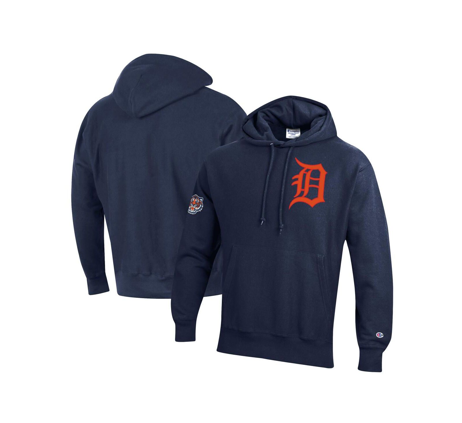 Champion Мужской худи Reverse Weave Chenille Detroit Tigers
