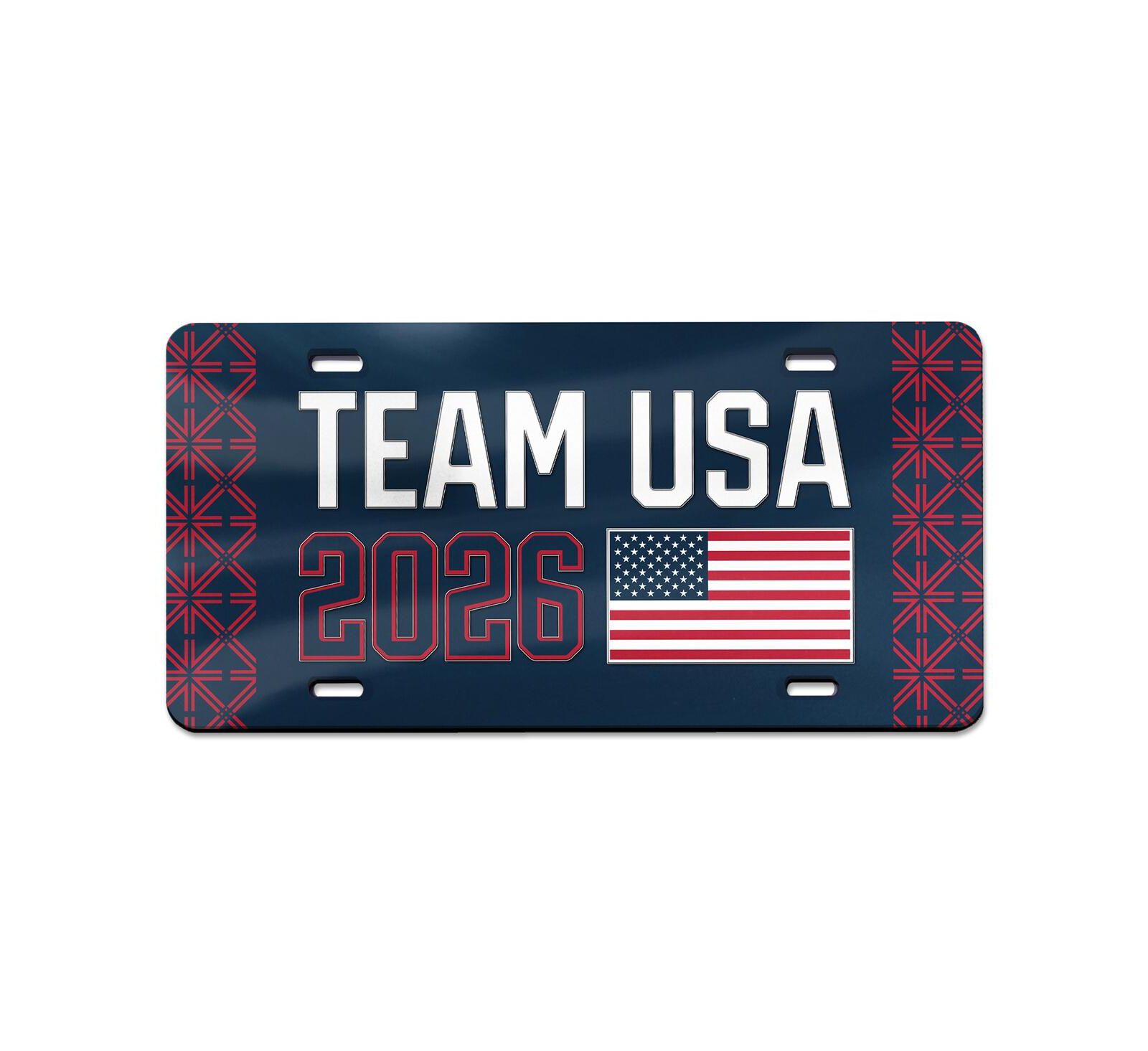 Wincraft Team USA 2026 Winter Olympics Acrylic License Plate