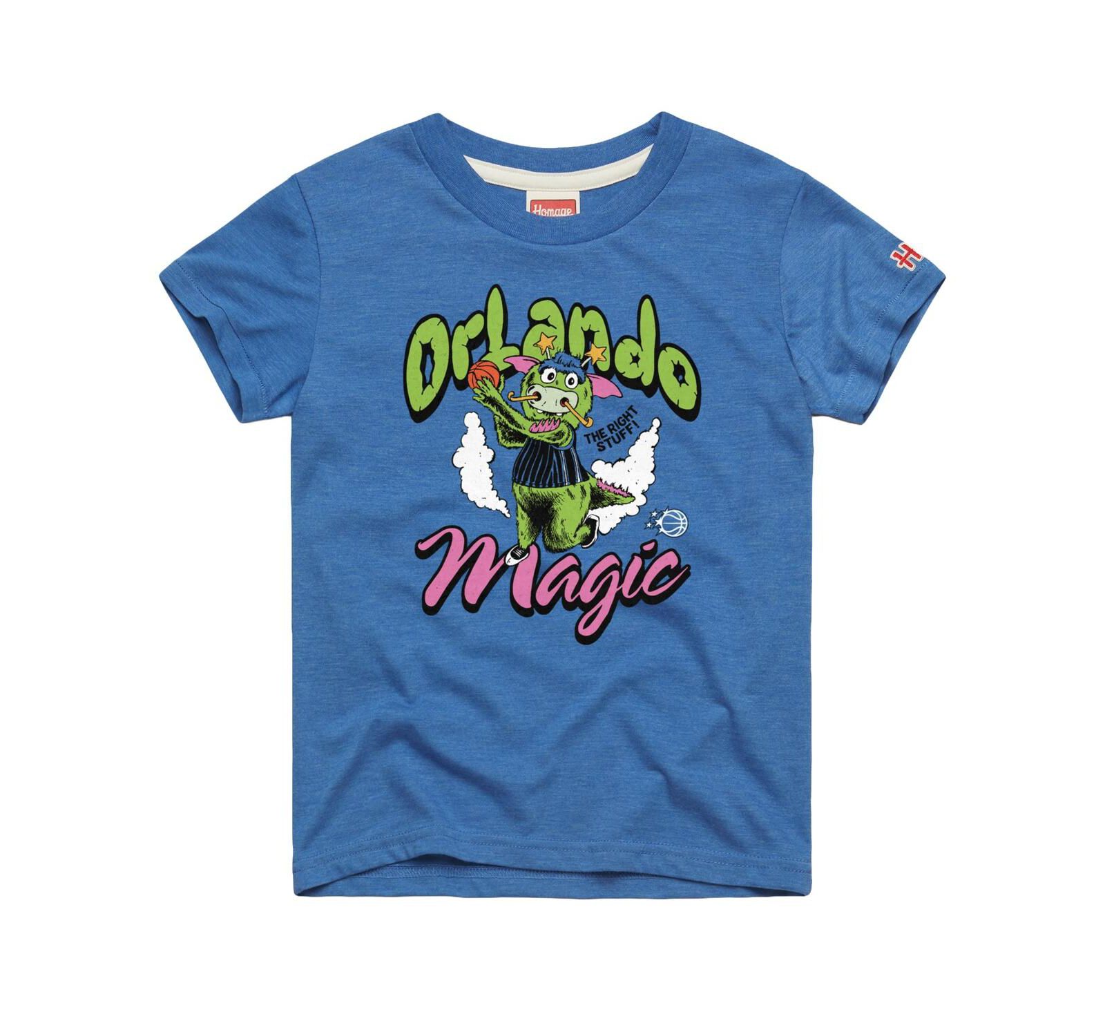 Homage детская футболка tri-blend blue Orlando Magic The Right Stuff